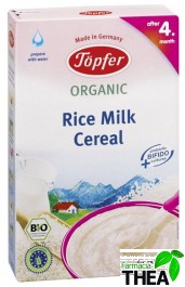 Topfer Cereale orez cu lapte 4luni+ 200g