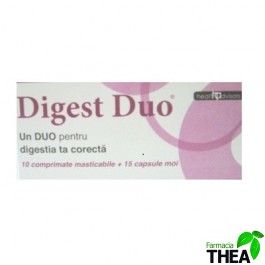 Digest Duo 10 comprimate + 15 capsule