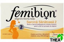Femibion 2 sarcina sanatoasa 30 comprimate