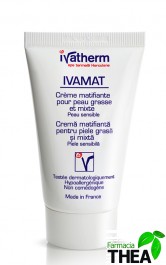 Ivatherm Ivamat crema matifianta - ten gras sau mixt 40ml