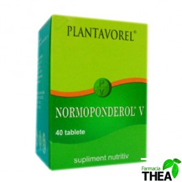 Normoponderol V 40 comprimate