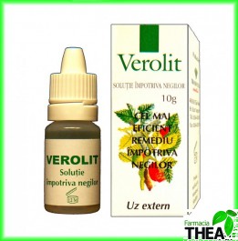Verolit solutie contra negilor 10ml