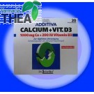 Calciu cu vitamina D3 20 plicuri Additiva
